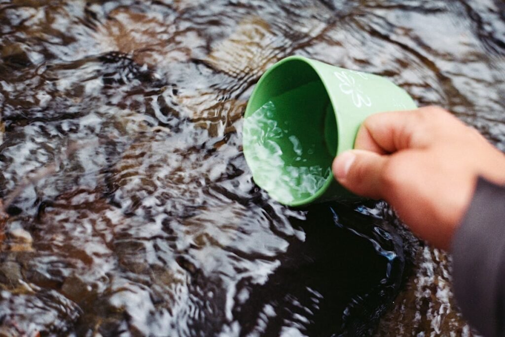 como estocar agua potável